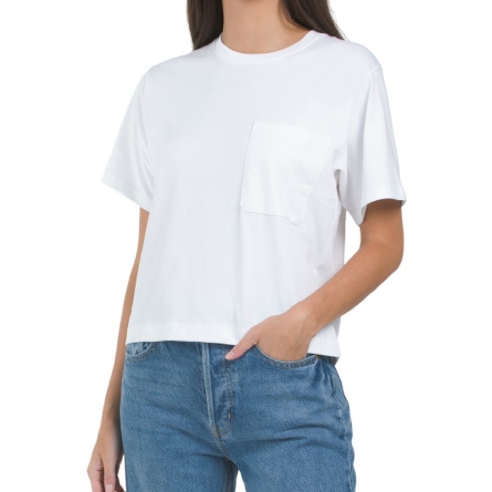 Classic White Pocket Tee